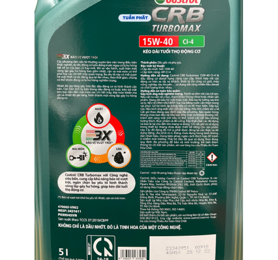 Castrol CRB Turbomax 15W-40 