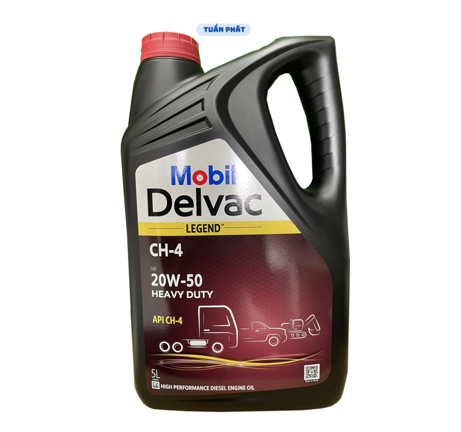 Dầu nhớt động cơ xe tải Mobil Delvac Super 20W-50 (5 Lít)