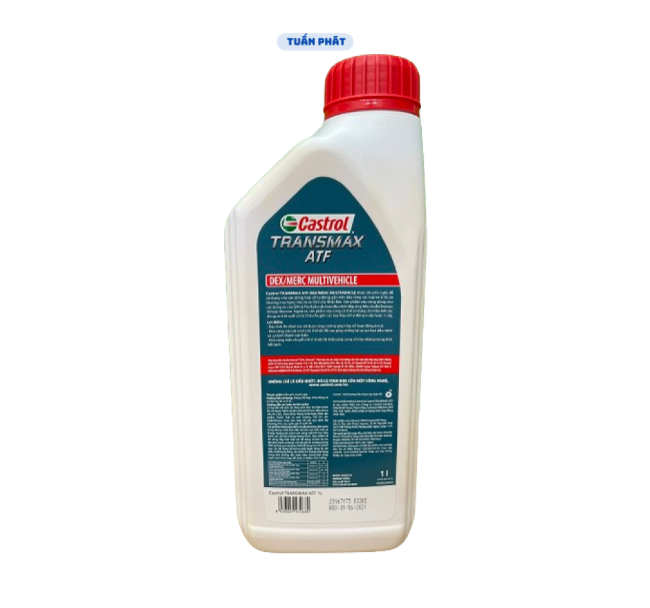 Dầu hộp số tự động CASTROL ATF TRANSMAX ATF DEX/MERC MULTIVEHICLE (1 Lít)