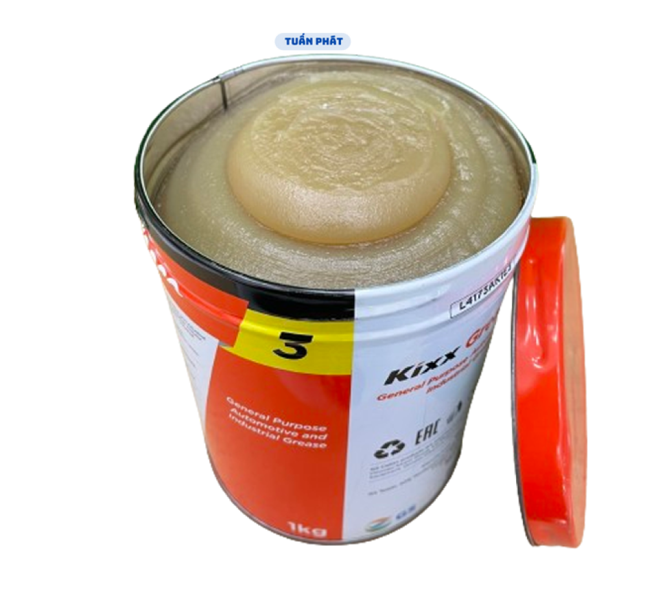 Mỡ bò Kixx Grease Hàn Quốc 3 chịu nhiệt cao cấp lon 1kg