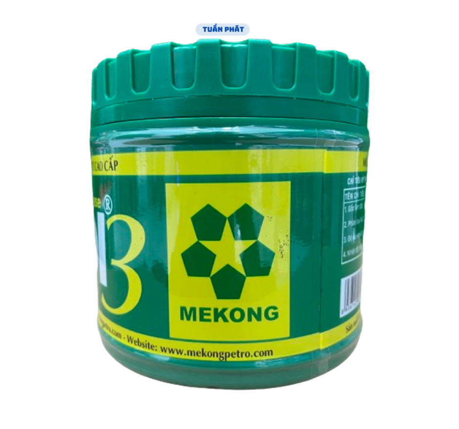 Mỡ Mekong chịu nhiệt cao LITOL 3 400g đa chức năng bôi trơn vòng bi, bạc đạn, khớp nối