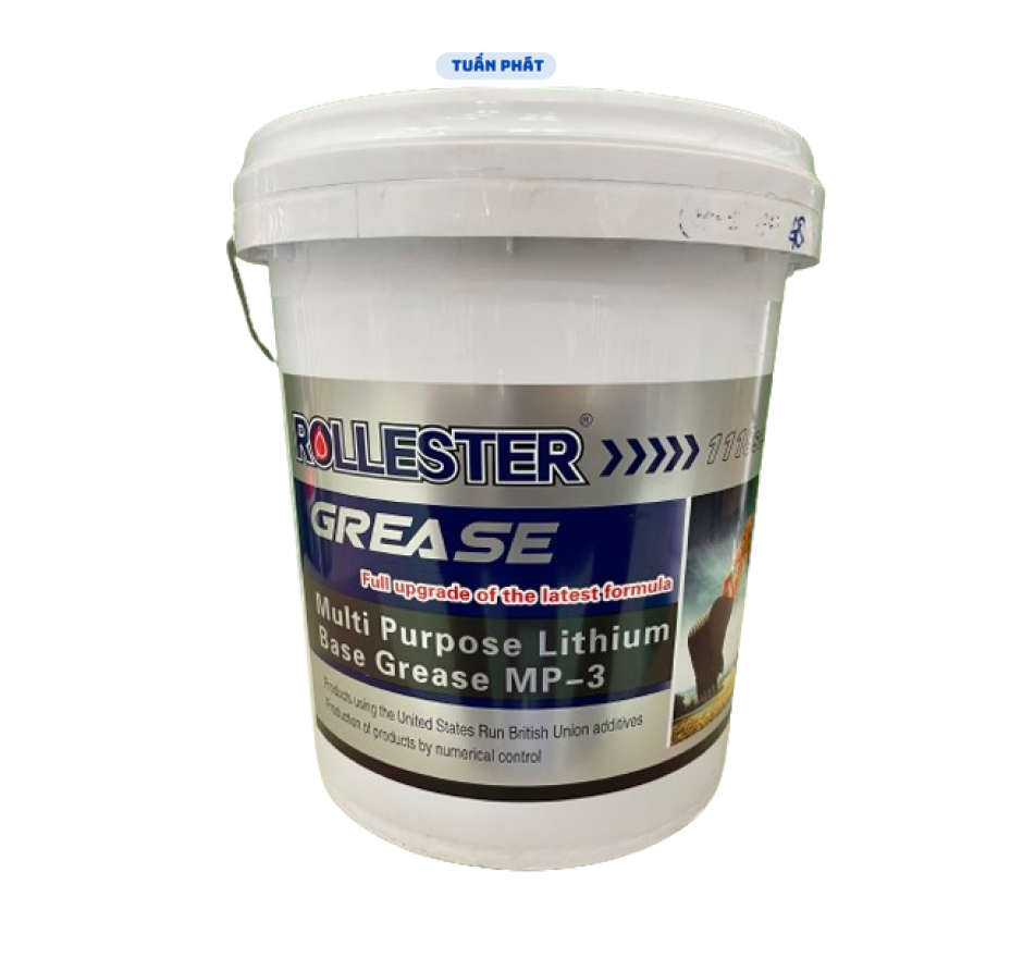 Mỡ Bôi Trơn ROLLESTER Chịu Nhiệt Tốt xô 15kg ( màu xanh )