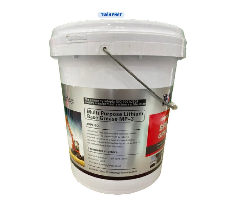 Mỡ Bôi Trơn ROLLESTER Chịu Nhiệt Tốt xô 15kg ( màu xanh )