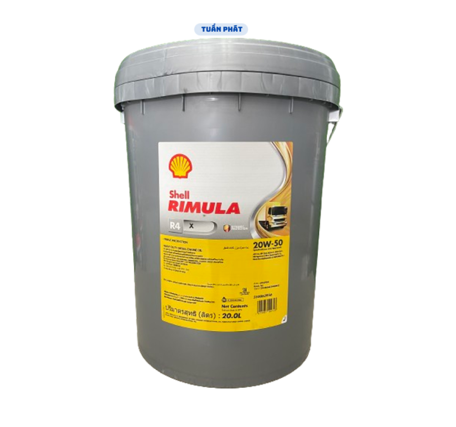 Nhớt Shell Rimula R4X 20W50 -20 LÍT