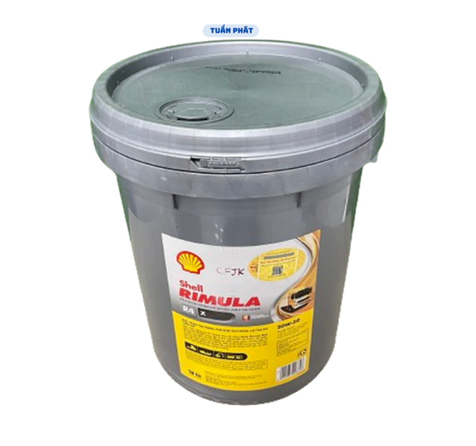 Nhớt Shell R4 X Turbo 20w50  18Lít