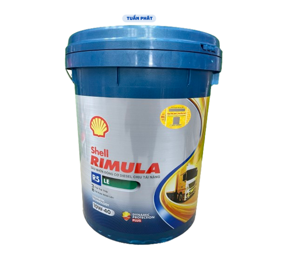 Nhớt Shell Rimula R5 LE 10W40 -18Lít