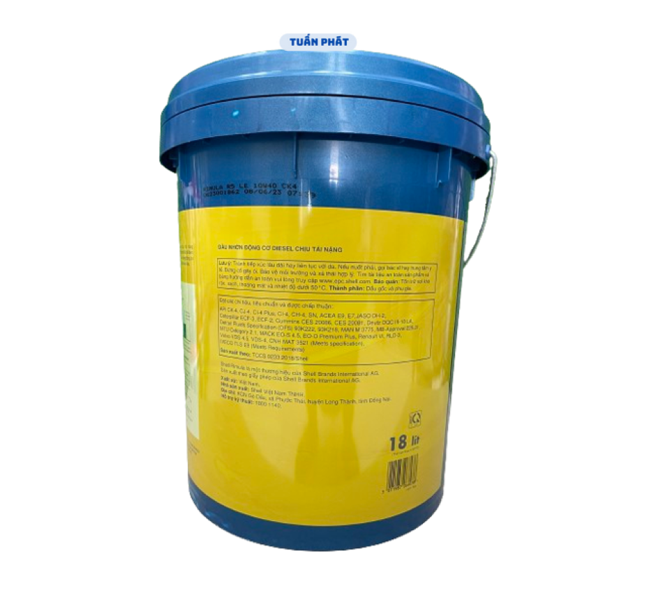 Nhớt Shell Rimula R5 LE 10W40 -18Lít