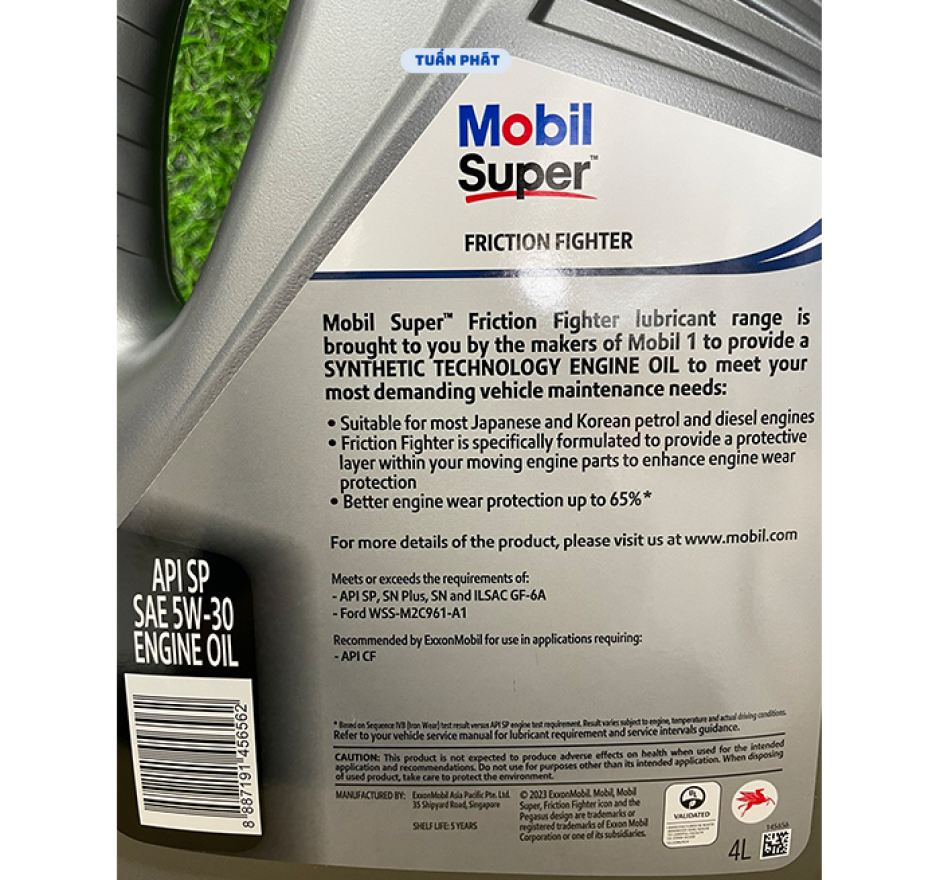 Dầu động cơ Mobil Super 5W-30 API: SP – Dầu Mobil Chính Hãng