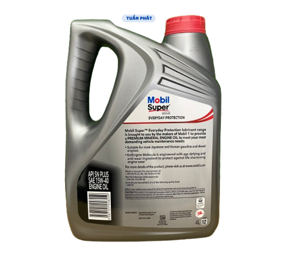 DẦU NHỚT MOBIL SUPER 15W-40 4 LÍT