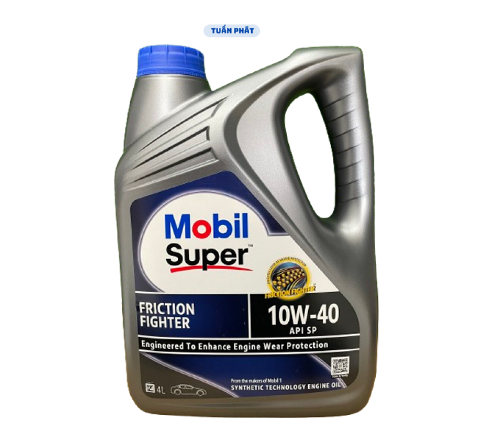 Dầu nhớt Mobil Super Friction Fighter 10W40 4L