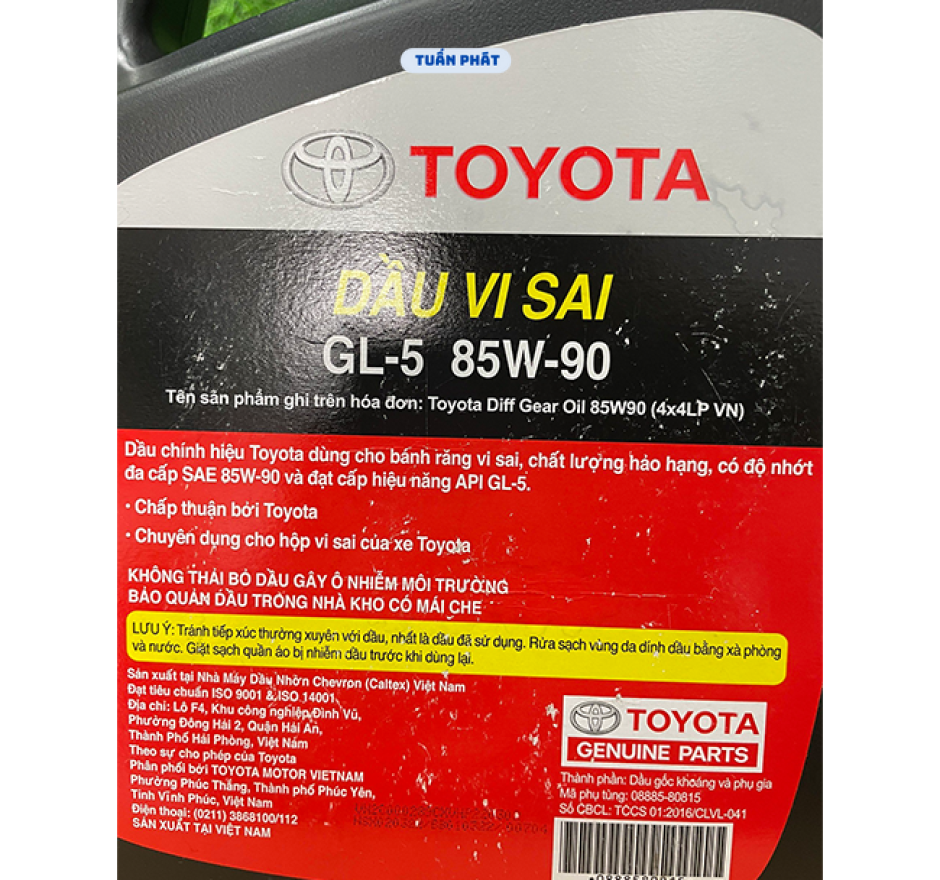 DẦU VI SAI TOYOTA GL-5 85W-90