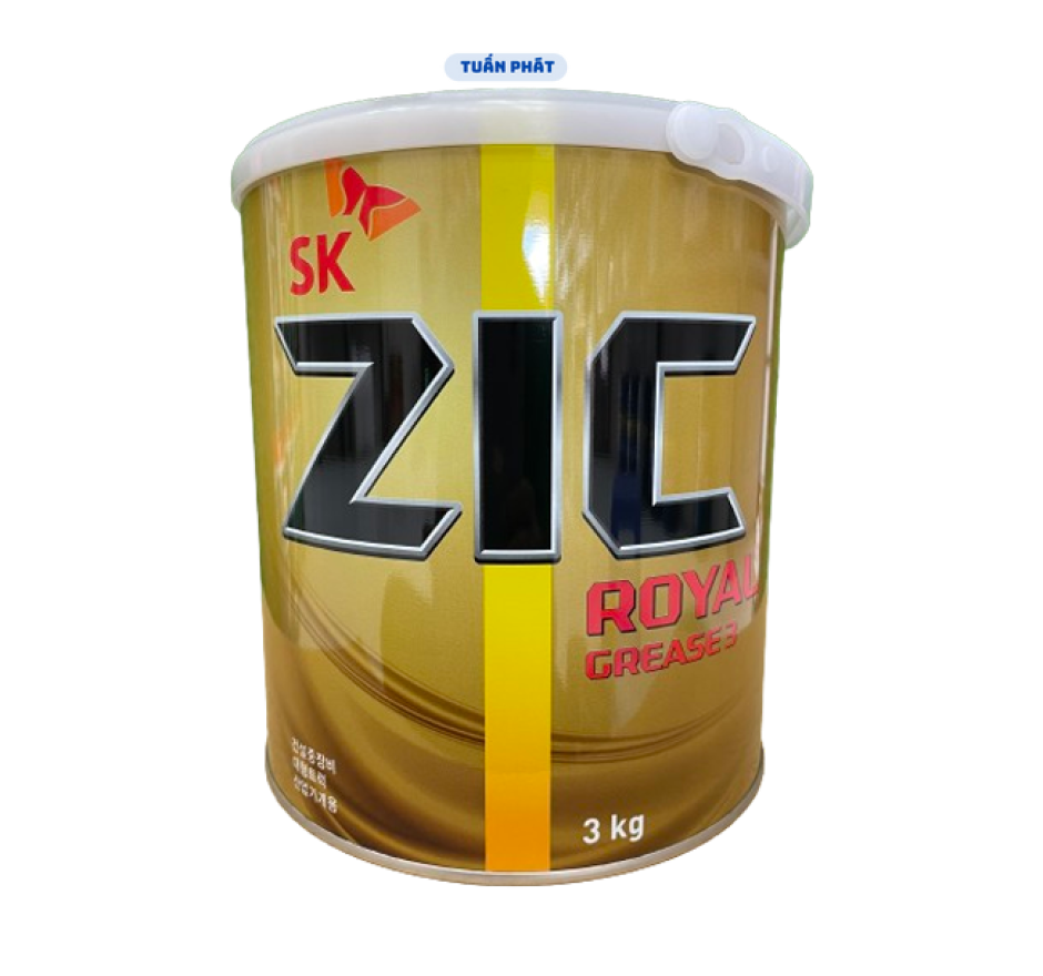 Mỡ ZIC ROYAL GREASE 3 (3kg) nhập khẩu HÀN QUỐC NGUYÊN THÙNG
