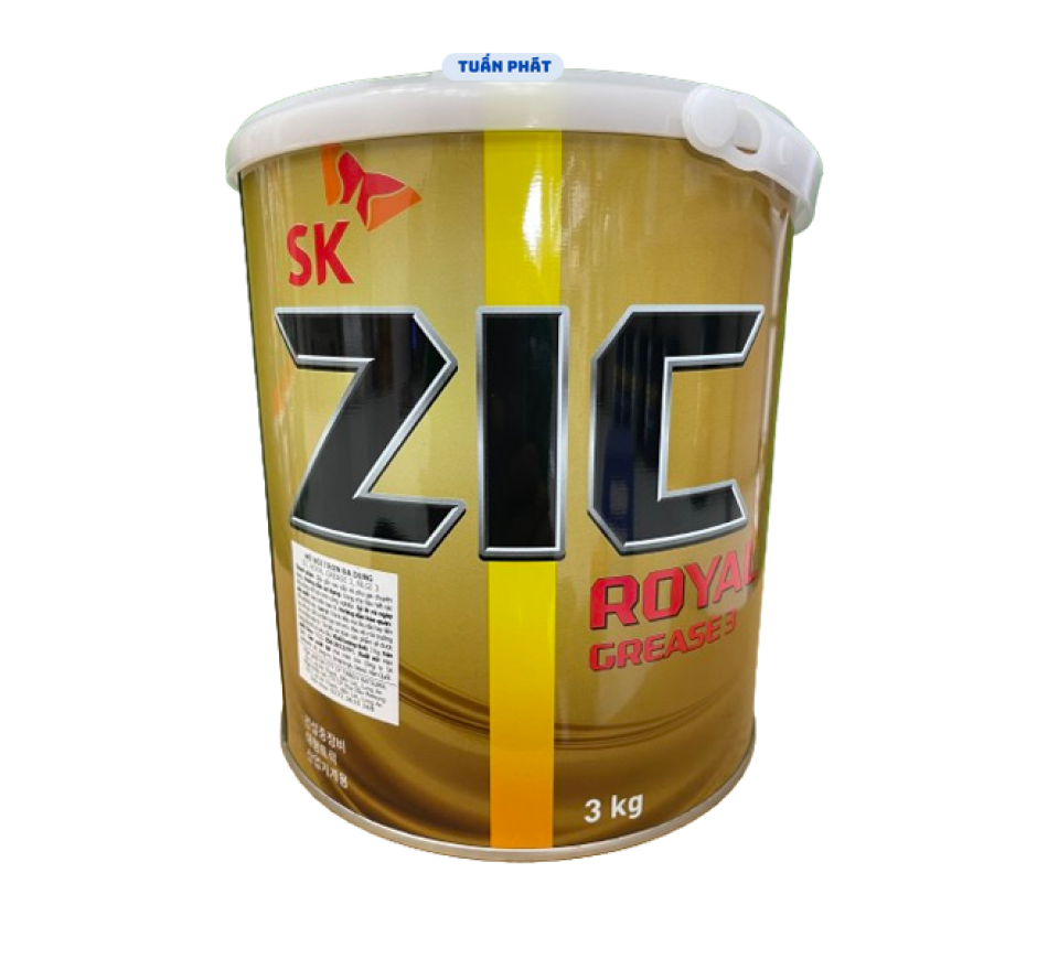 Mỡ ZIC ROYAL GREASE 3 (3kg) nhập khẩu HÀN QUỐC NGUYÊN THÙNG